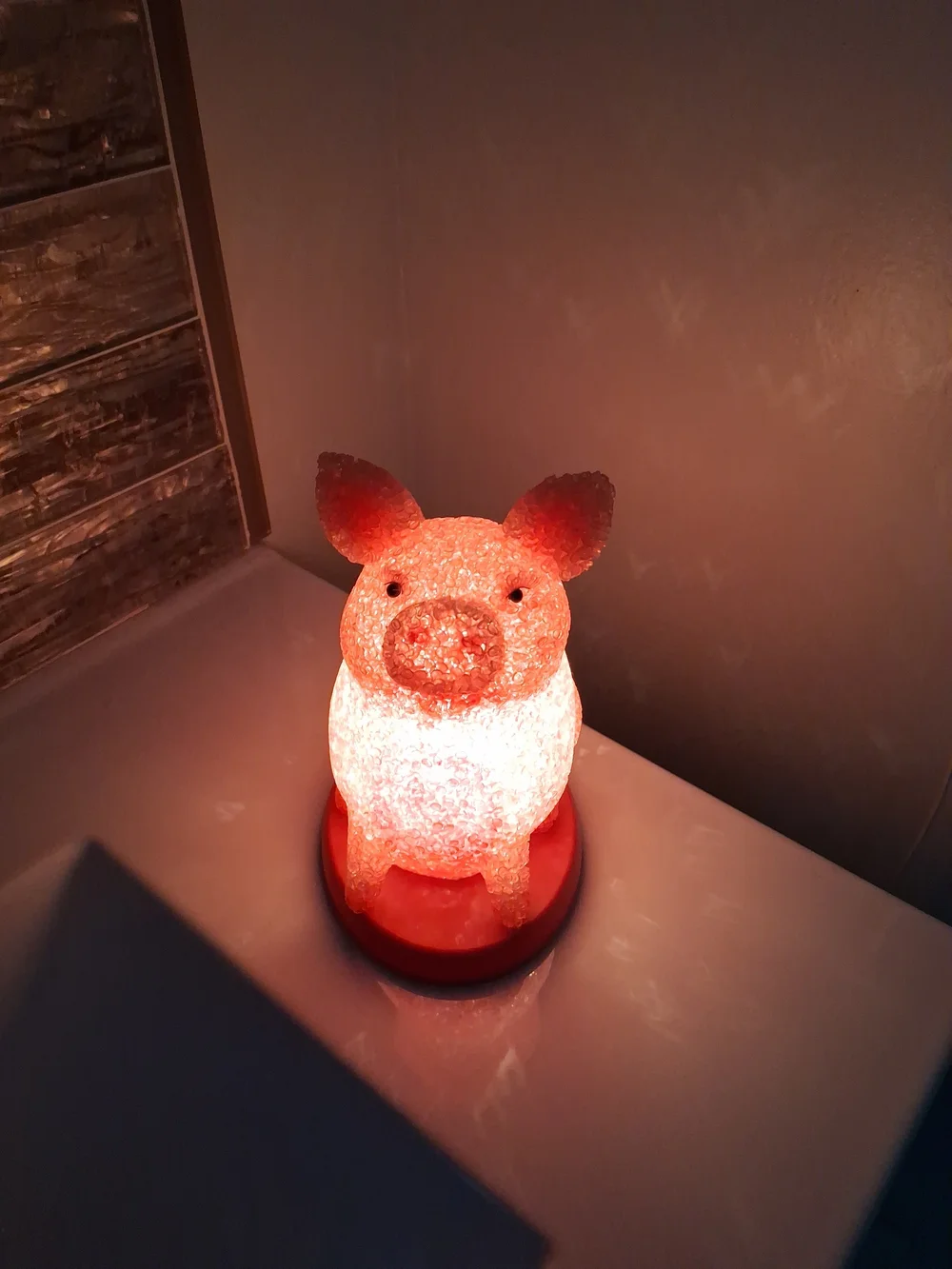 Pink Pig Home Accent Night Light - Decorative Pig Figurine